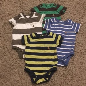 Baby Gap onesies with signature bear logo